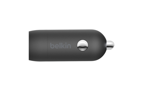 Belkin Boost Up Car Charger 20W PD + Type C to Apple Lightning Cable 4ft/1.2m - Black