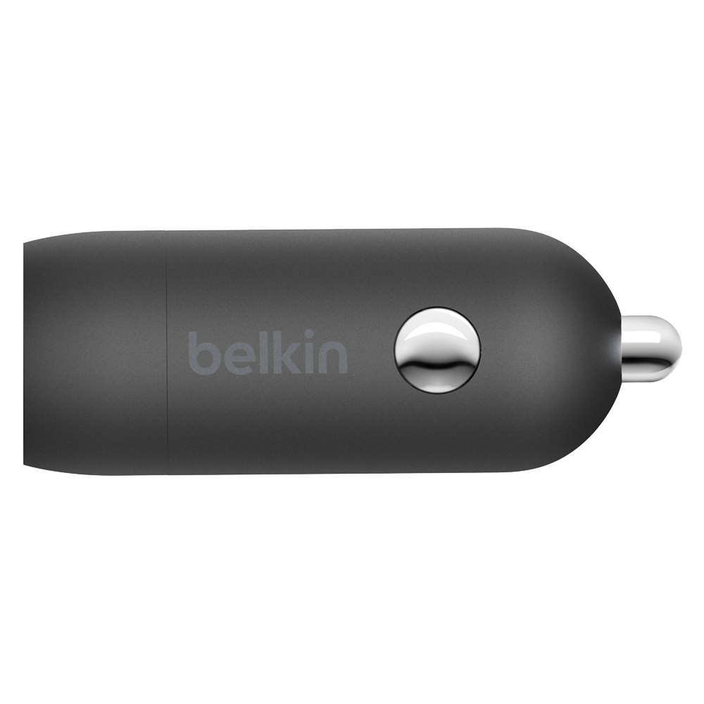 Belkin Boost Up Car Charger 20W PD + Type C to Apple Lightning Cable 4ft/1.2m - Black