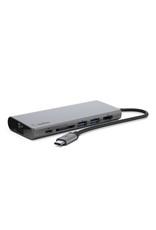 BELKIN Belkin USB-C Multimedia Hub HDMI + Ethernet, POWER - Space Gray