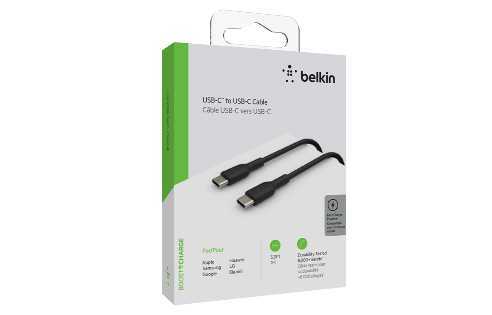 Belkin Boost Up Charge USB-C Cable 3.3ft/1m - Black