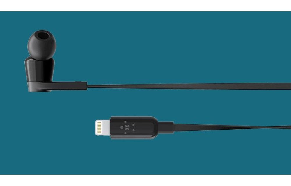 Belkin Rockstar In-Ear Headphones with USB-C Connector  - Black