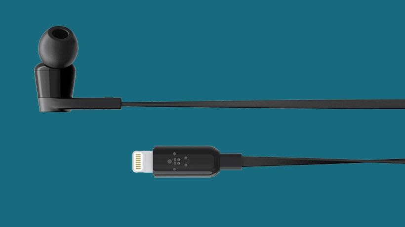 Belkin Rockstar In-Ear Headphones with USB-C Connector  - Black