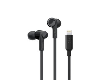 Belkin Rockstar In-Ear Headphones with Lightning Connector - Black
