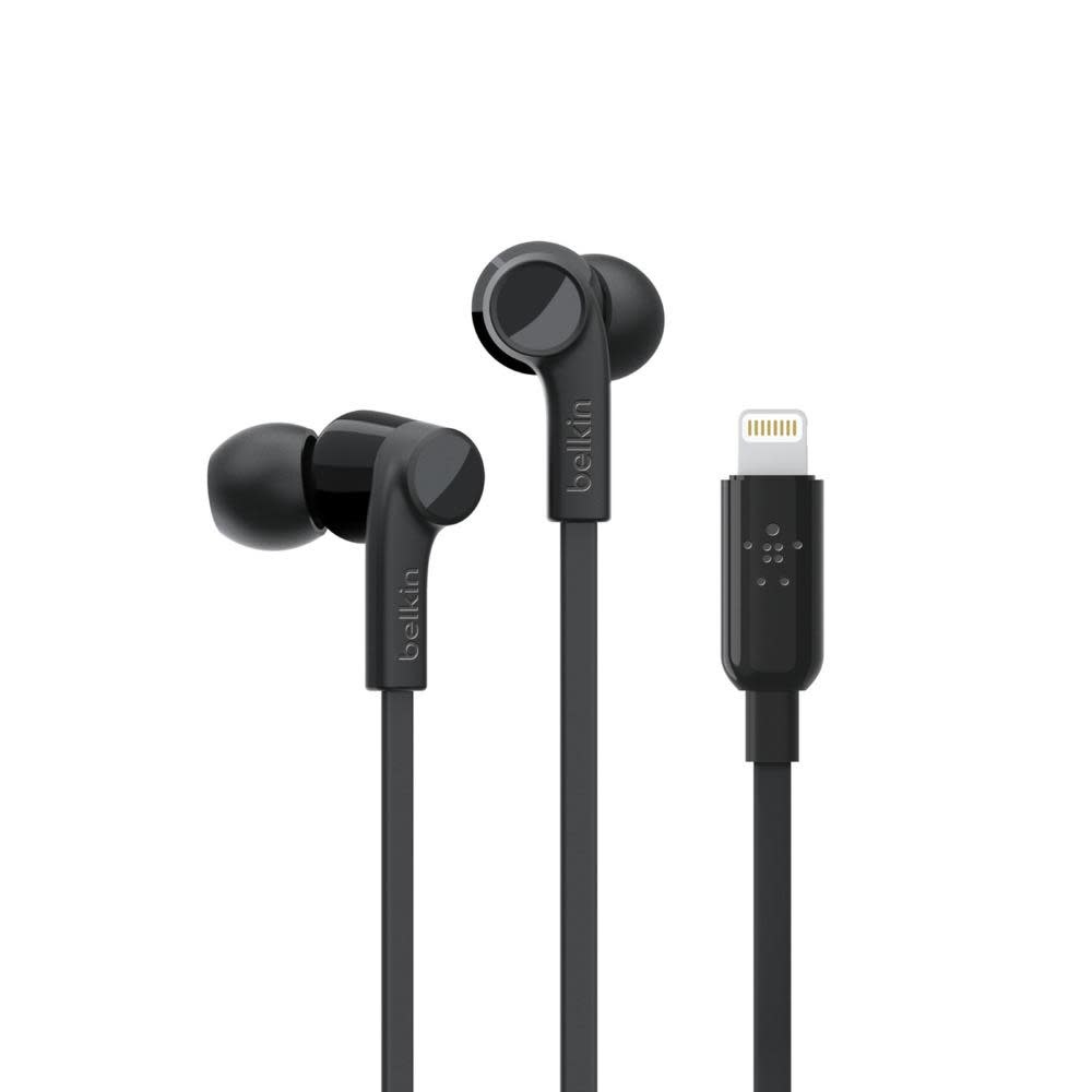 Belkin Rockstar In-Ear Headphones with Lightning Connector - Black