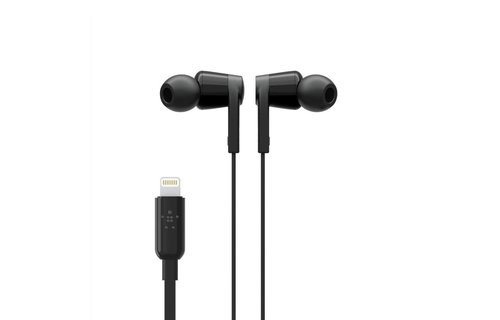 Belkin Rockstar In-Ear Headphones with Lightning Connector - Black