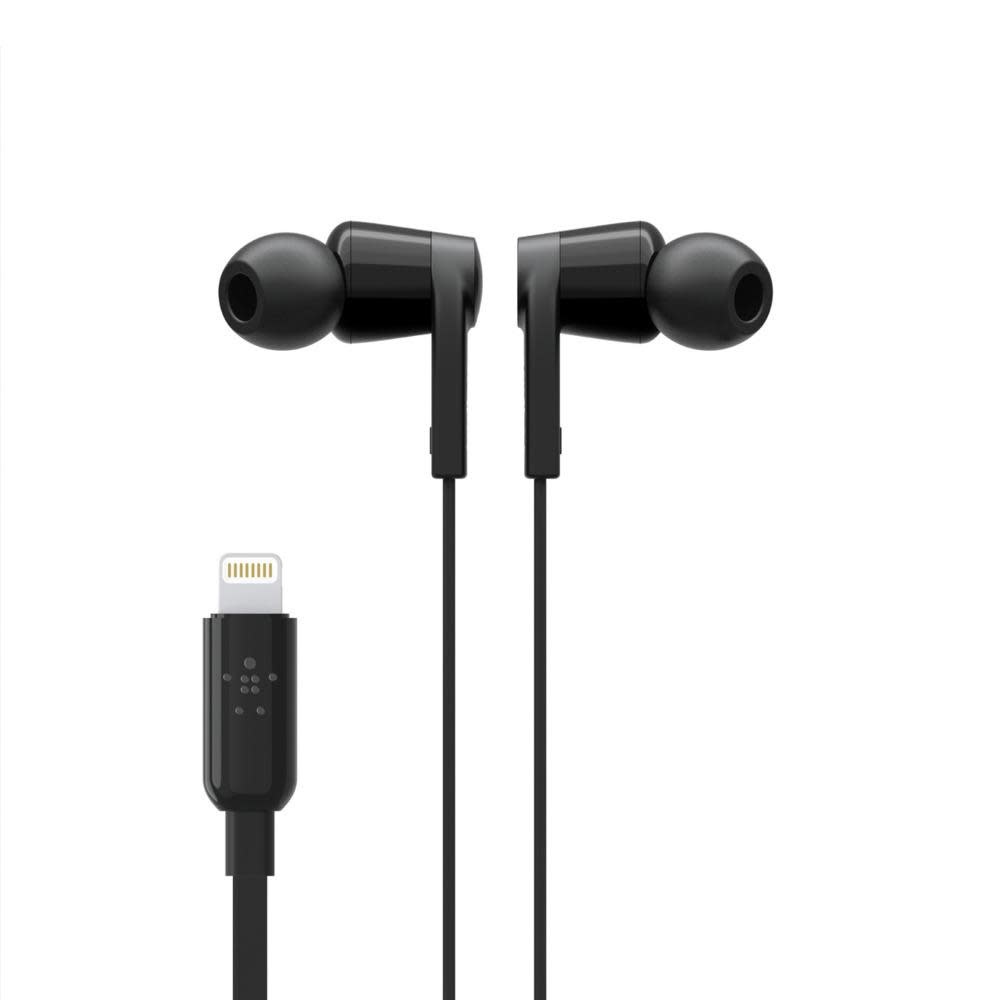 Belkin Rockstar In-Ear Headphones with Lightning Connector - Black