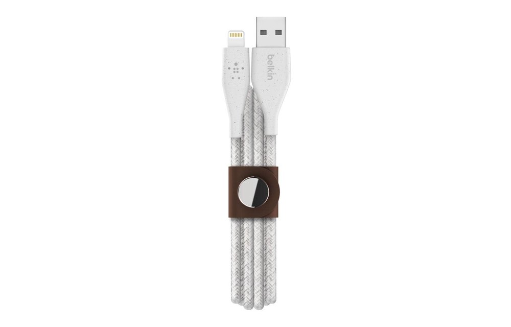 Belkin Duratek Plus Lightning to USB-A cable 3M - White