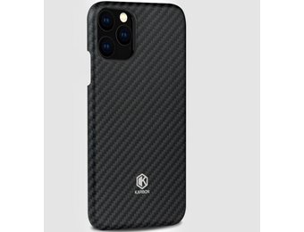 Evutec Karbon Value Thin Series 0.7mm Aramid Fiber Case for IPhone 11 Pro - Black