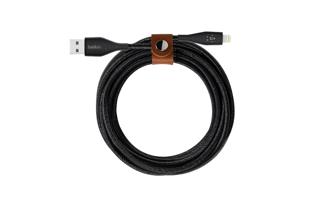 Belkin Duratek Plus Lightning to USB-A cable 3M - Black