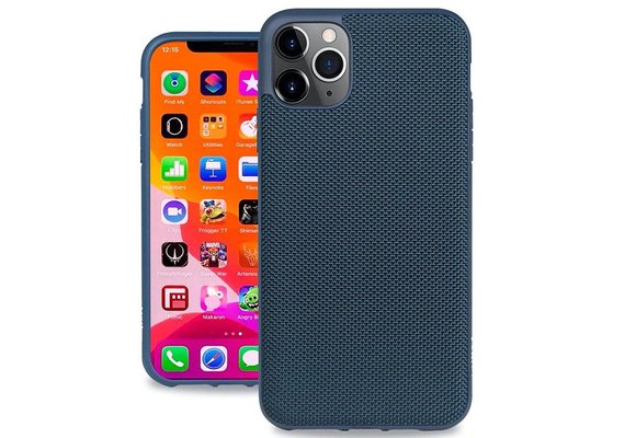 Evutec Ballistic Nylon Aergo Series Case With Afix for iPhone 11 Pro - Blue