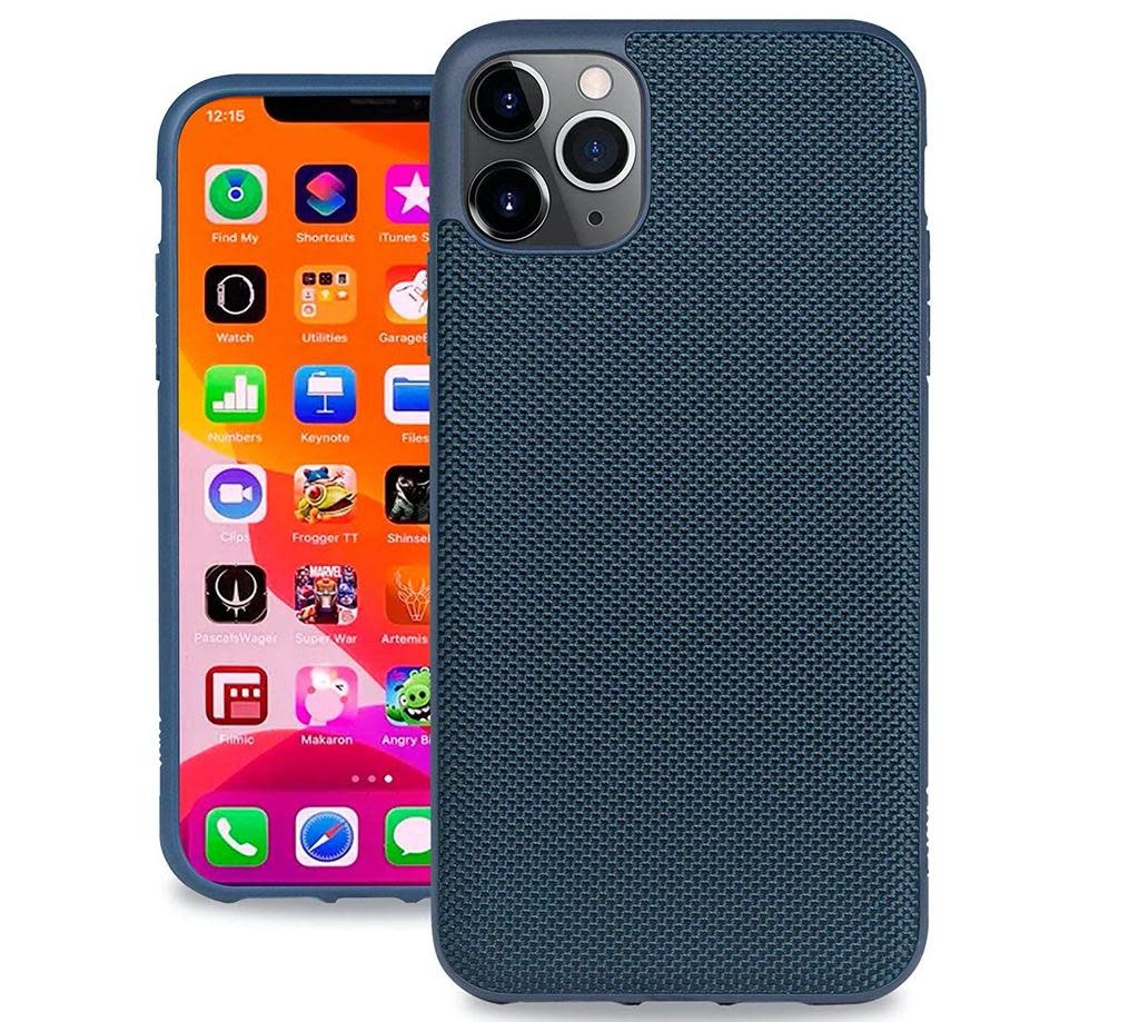 Evutec Ballistic Nylon Aergo Series Case With Afix for iPhone 11 Pro - Blue