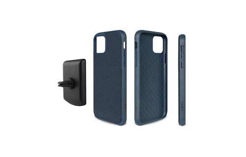 Evutec Ballistic Nylon Aergo Series Case With Afix for iPhone 11 Pro - Blue