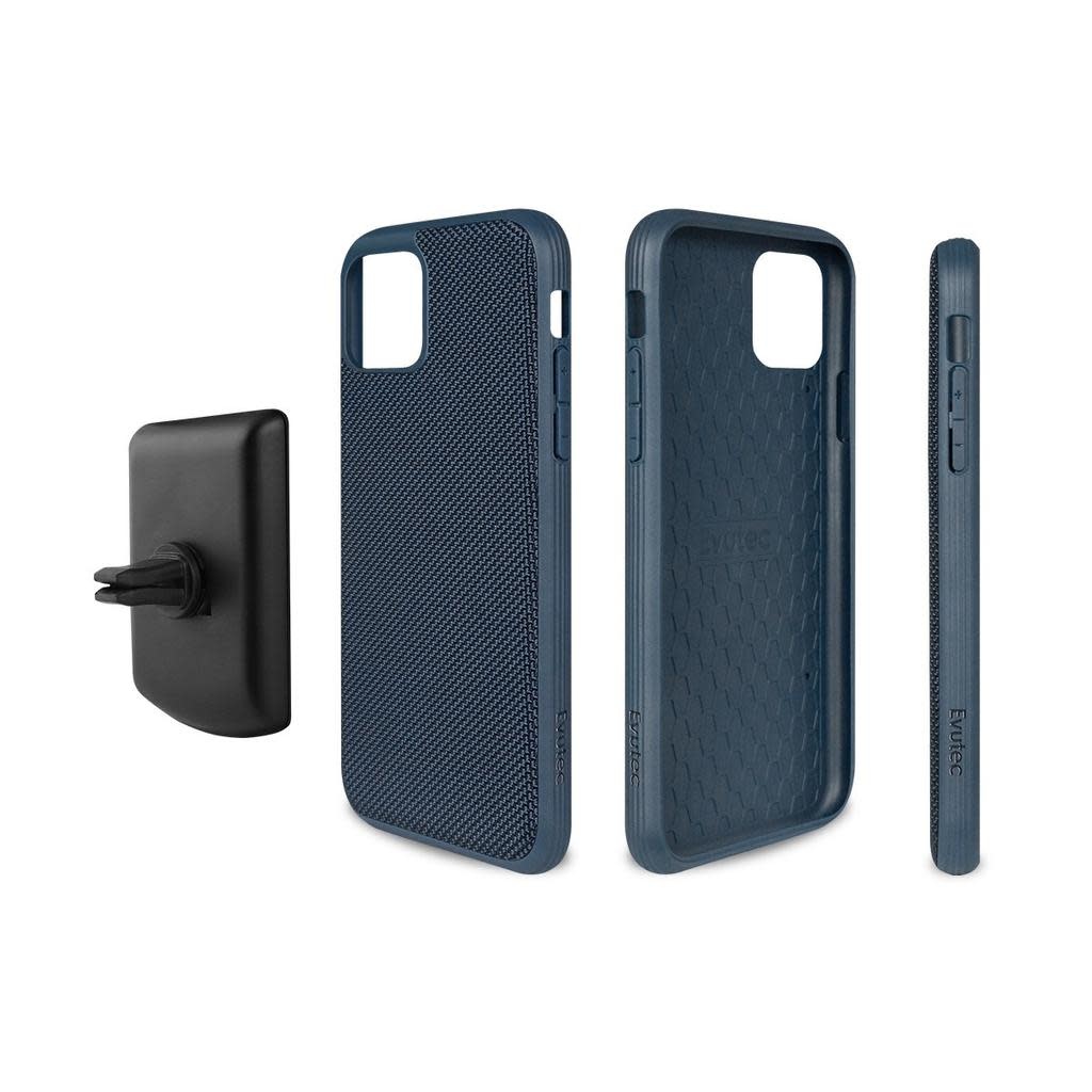 Evutec Ballistic Nylon Aergo Series Case With Afix for iPhone 11 Pro - Blue
