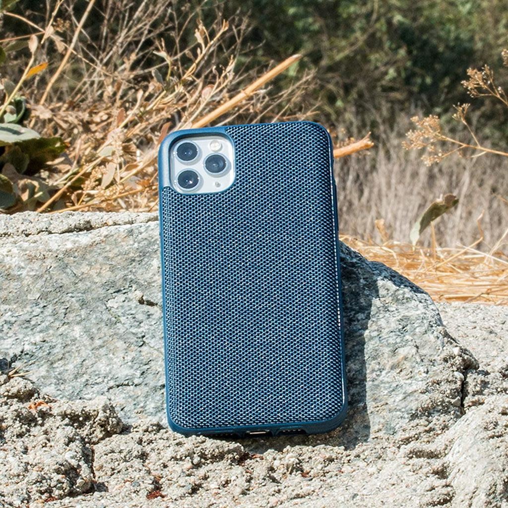 Evutec Ballistic Nylon Aergo Series Case With Afix for iPhone 11 Pro - Blue