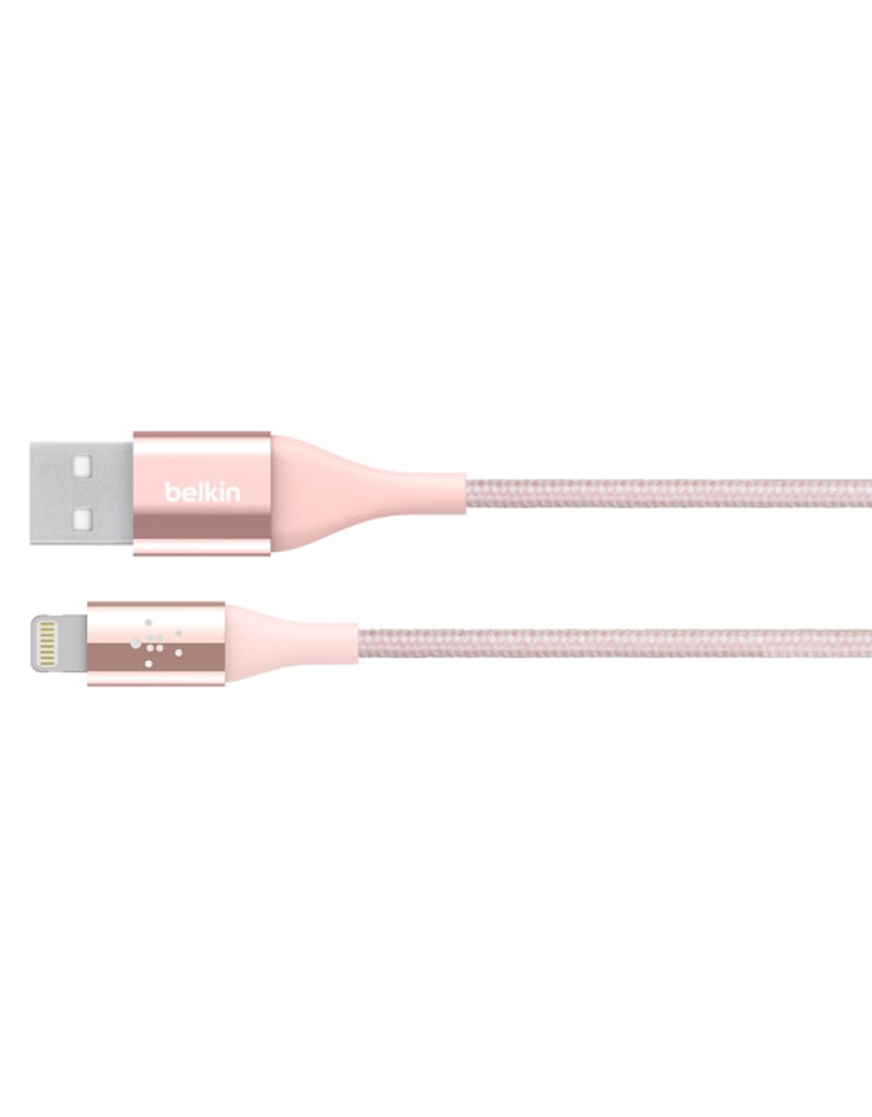 BELKIN Belkin Mixit DuraTek Lightning to USB-A Kevlar Cable 1.2M - Rose Gold