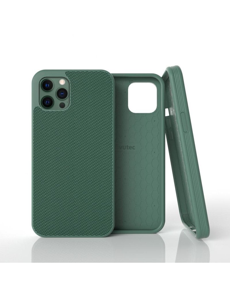 Evutec Evutec Ballistic Nylon Aergo Series Case With Afix for iPhone  12 Mini - Green