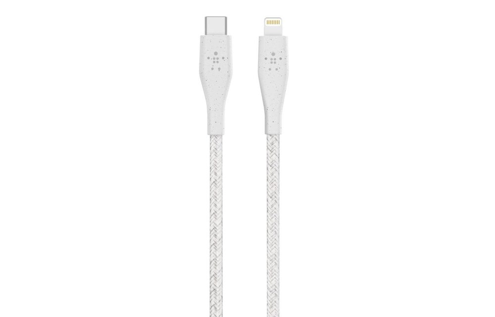 Belkin Duratek Plus Lightning to Type-C 1.2m - White