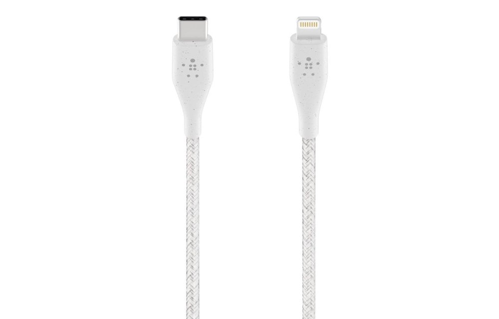 Belkin Duratek Plus Lightning to Type-C 1.2m - White
