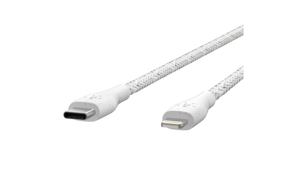 Belkin Duratek Plus Lightning to Type-C 1.2m - White