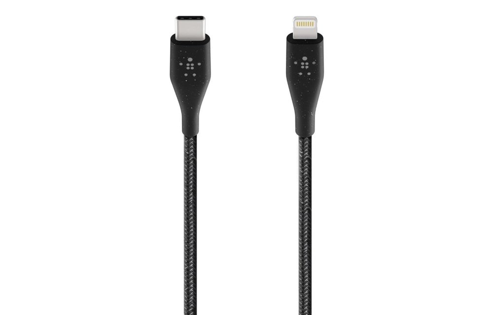 Belkin Duratek Plus Lightning to Type-C 1.2m - Black