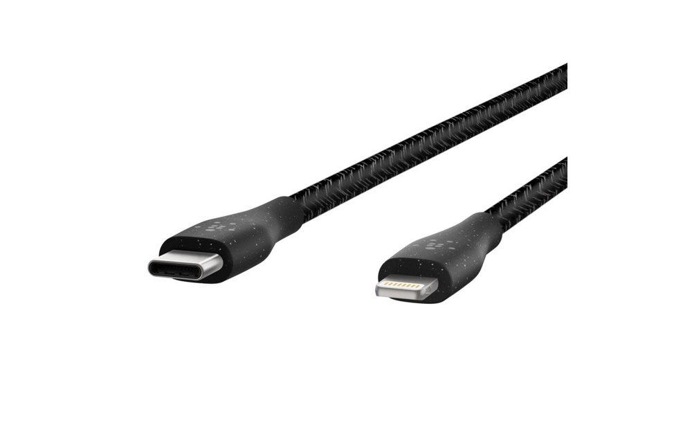 Belkin Duratek Plus Lightning to Type-C 1.2m - Black