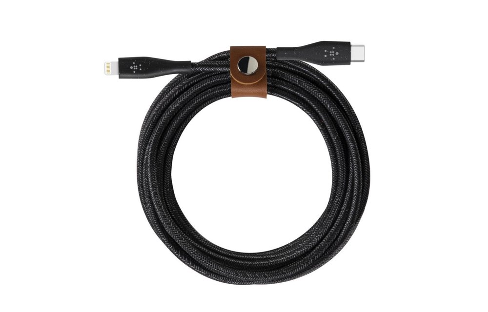 Belkin Duratek Plus Lightning to Type-C 1.2m - Black