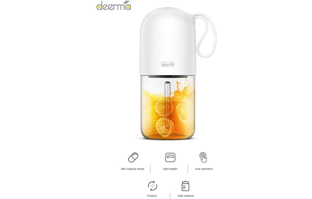 Deerma Portable Mini Juice Blender Capsule Shape Powerful Electric Cup