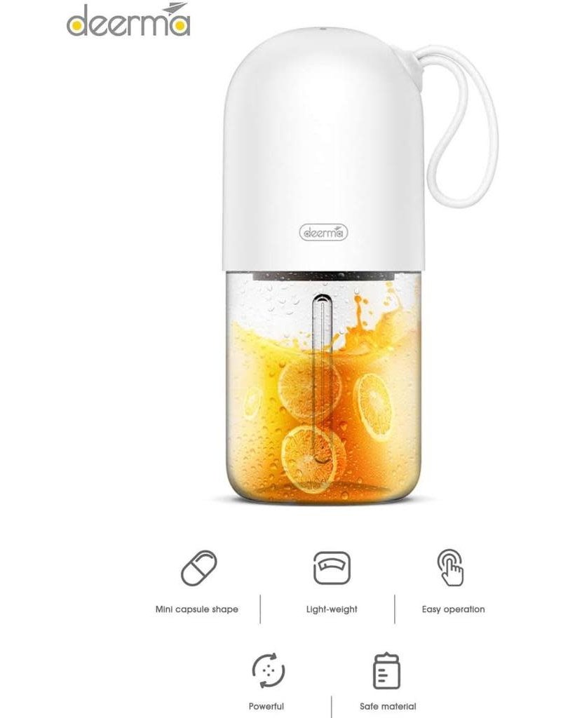 Deerma Portable Mini Juice Blender Capsule Shape Powerful Electric Cup