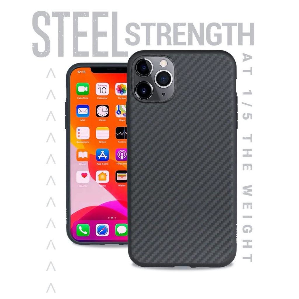 Evutec Aer Karbon Series With Afix Case for iPhone 11 Pro - Black