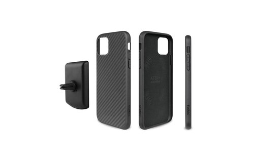 Evutec Aer Karbon Series With Afix Case for iPhone 11 Pro - Black