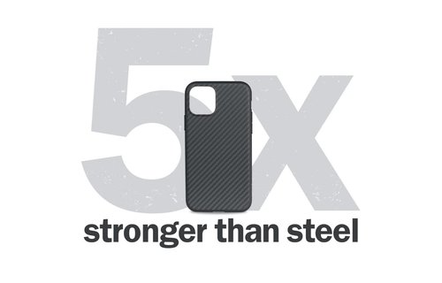 Evutec Aer Karbon Series With Afix Case for iPhone 11 Pro - Black