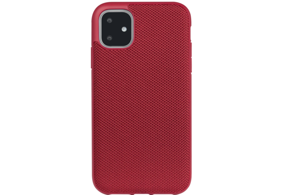 Evutec Ballistic Nylon Aergo Series Case With Afix for iPhone 11 Pro Max - Red