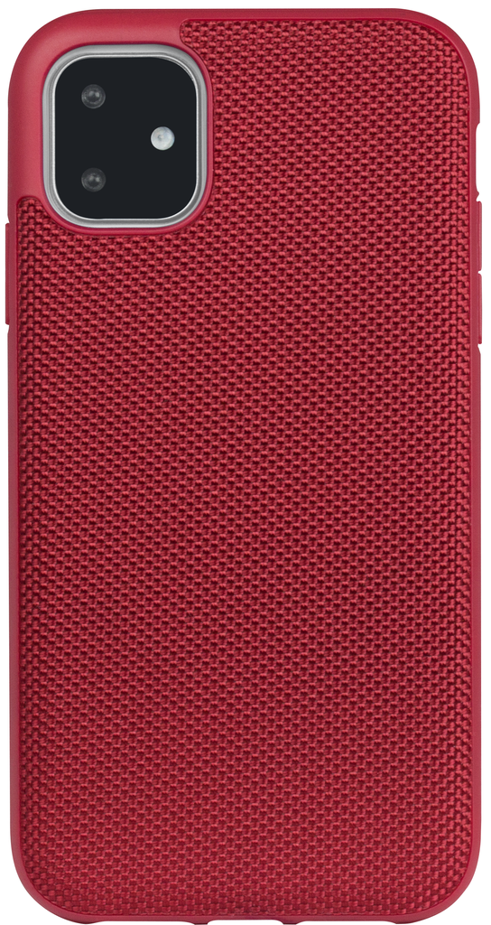 Evutec Ballistic Nylon Aergo Series Case With Afix for iPhone 11 Pro Max - Red