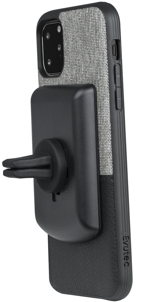 Evutec Northill Series With Afix Case for iPhone 11 Pro - Canvas/Black
