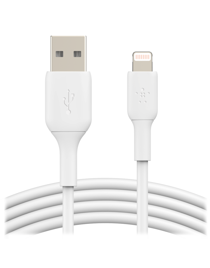 BELKIN Belkin Boost Up Charge USB A to Apple lightning cable 10ft/3M - White
