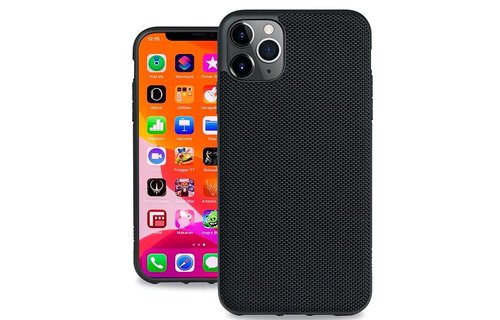 Evutec Ballistic Nylon Aergo Series Case With Afix for iPhone 11 Pro - Black