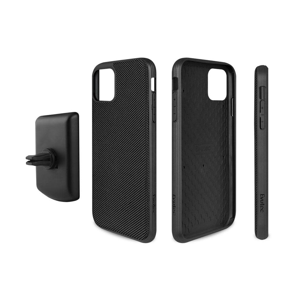Evutec Ballistic Nylon Aergo Series Case With Afix for iPhone 11 Pro - Black