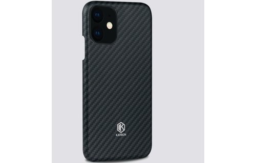 Evutec Karbon Value Thin Series 0.7mm Aramid Fiber Case for IPhone 11 - Black