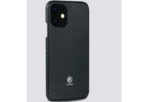 Evutec Karbon Value Thin Series 0.7mm Aramid Fiber Case for IPhone 11 - Black