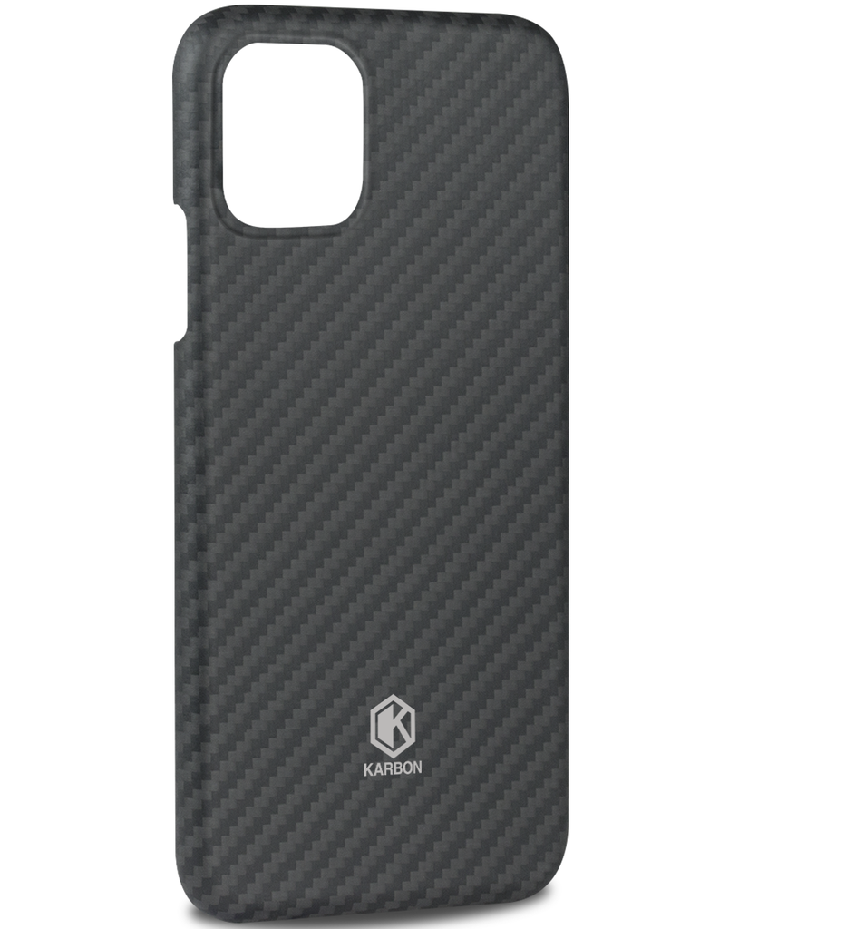 Evutec Karbon Value Thin Series 0.7mm Aramid Fiber Case for IPhone 11 - Black