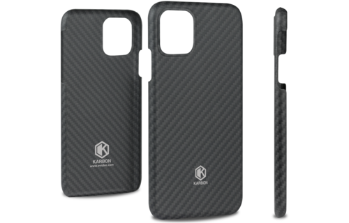 Evutec Karbon Value Thin Series 0.7mm Aramid Fiber Case for IPhone 11 - Black