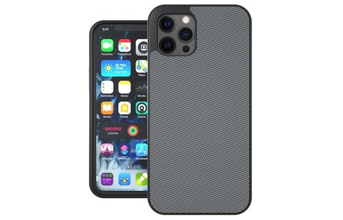 Evutec Ballistic Nylon Aergo Series Case With Afix for iPhone 12 Mini - Gray