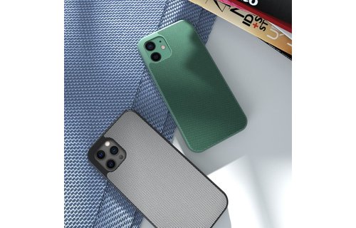 Evutec Ballistic Nylon Aergo Series Case With Afix for iPhone 12 Mini - Gray