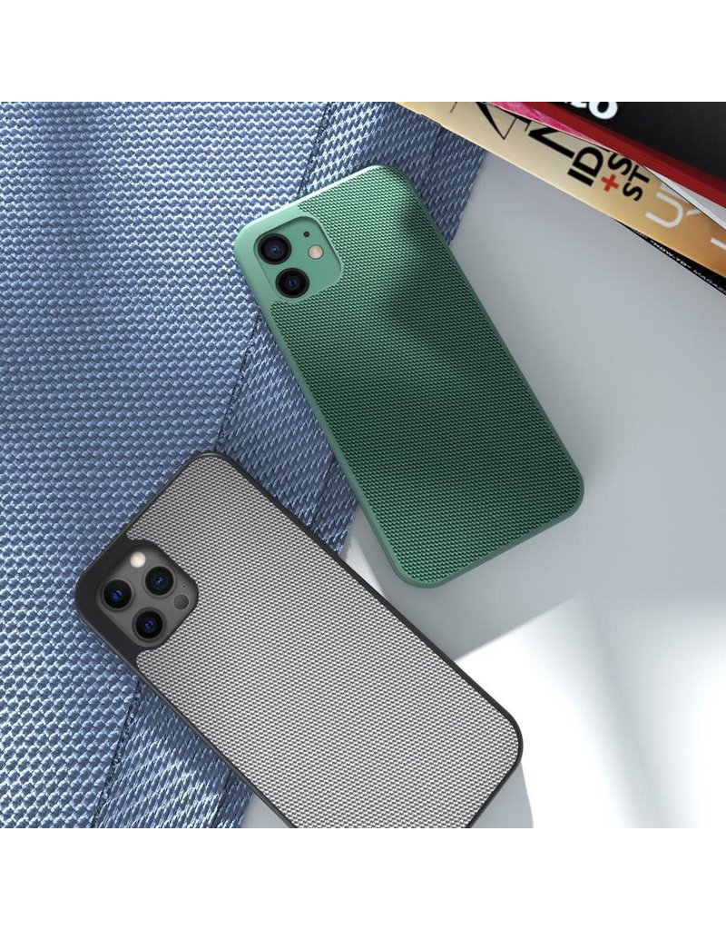 Evutec Evutec Ballistic Nylon Aergo Series Case With Afix for iPhone  12 Mini - Gray