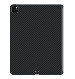 Pitaka Pitaka Aramid Karbon Fiber MagEZ Case for iPad Pro 12.9” 4th-Gen (fit Smart/MagicKeyboard) - Black/Grey Twill