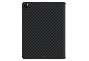 Pitaka Aramid Karbon Fiber MagEZ Case for iPad Pro 12.9” 4th-Gen (fit Smart/MagicKeyboard) - Black/Grey Twill