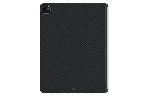 Pitaka Aramid Karbon Fiber MagEZ Case for iPad Pro 12.9” 4th-Gen (fit Smart/MagicKeyboard) - Black/Grey Twill