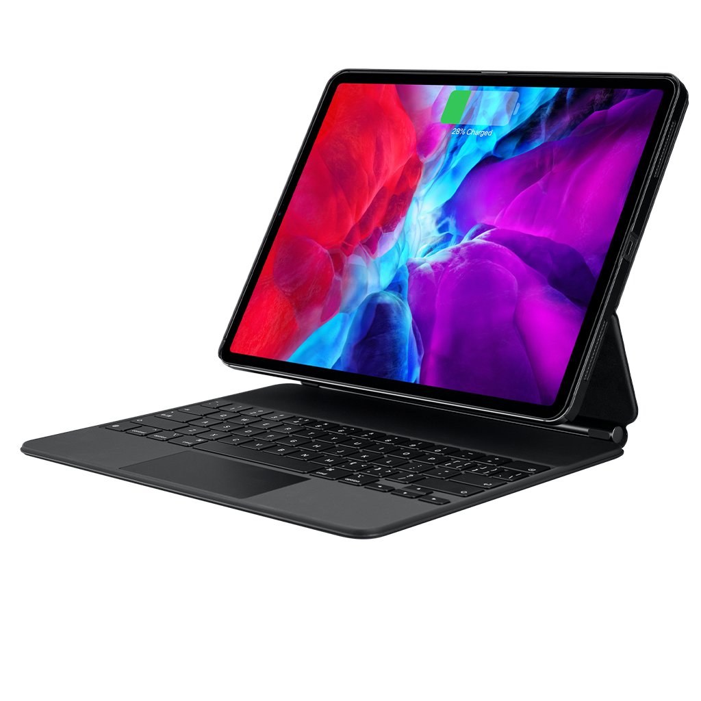 Pitaka Aramid Karbon Fiber MagEZ Case for iPad Pro 12.9” 4th-Gen (fit Smart/MagicKeyboard) - Black/Grey Twill