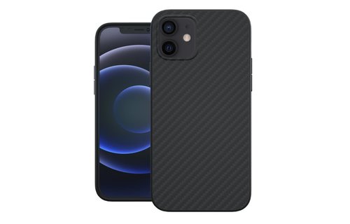 Evutec Aer Karbon Series With Afix for iPhone 12 Mini - Black