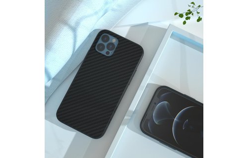 Evutec Aer Karbon Series With Afix for iPhone 12 Mini - Black